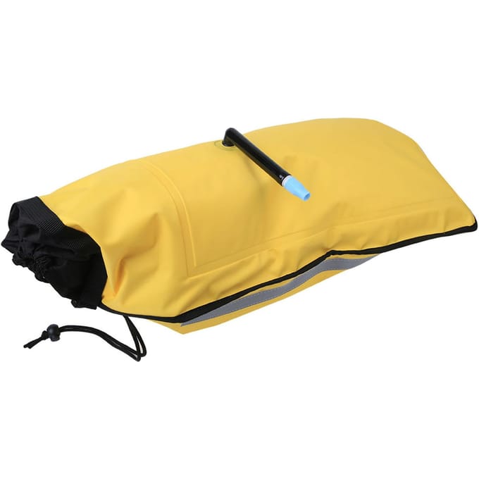 Sac flottant gonflable de sauvetage en nylon pour canoë-kayak Seayak blanc