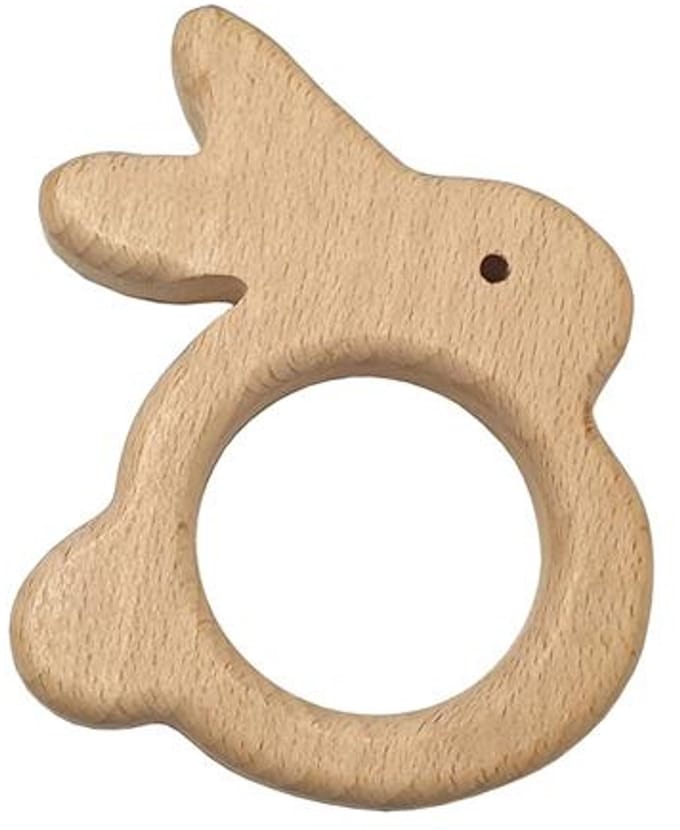 Durable - Houten Bijtring - Konijn