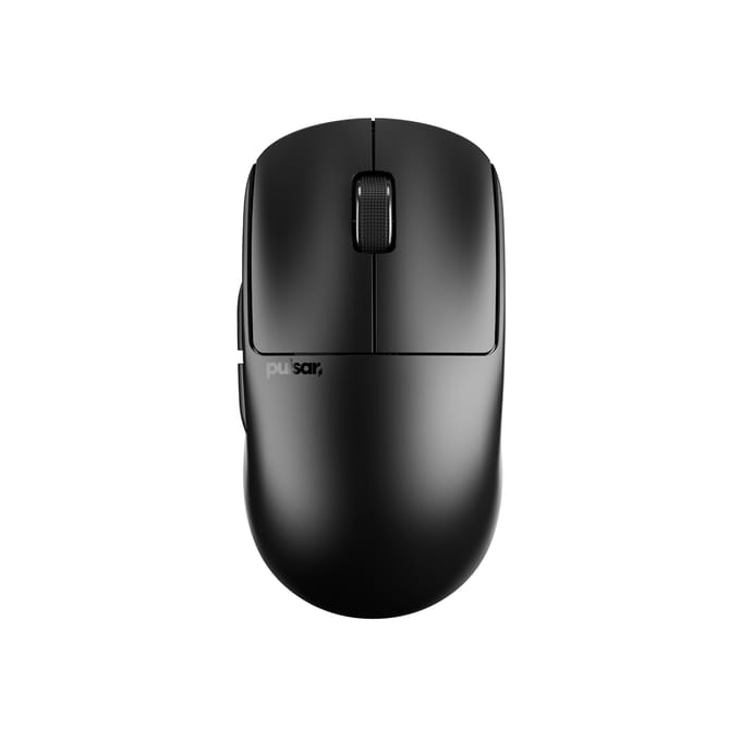Pulsar X2 CRAZYLIGHT Medium Wireless (Jet Black) - Gaming muis - Optisch - 5 knoppen - Zwart