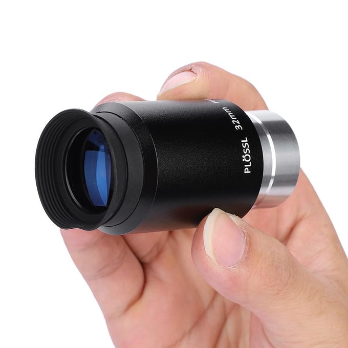 Astronomie Telescoop Lens Oculair Plossl 32mm met 1.25  Filterdraad wit