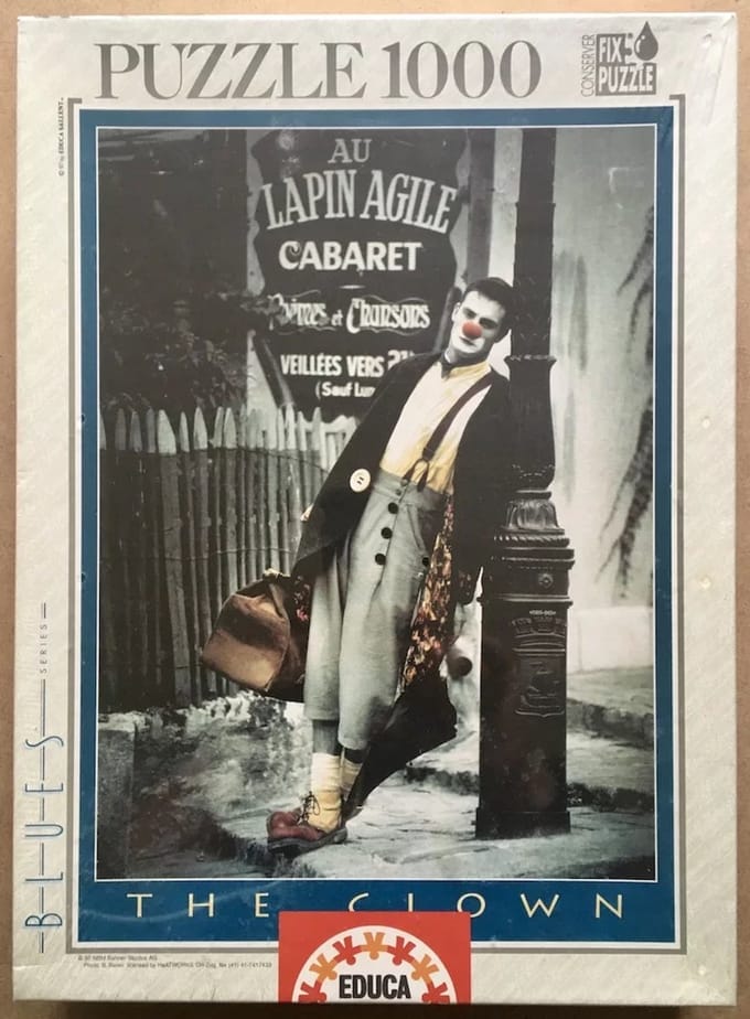 Educa, The Clown, Bertram Bahner Puzzel zeldzaam