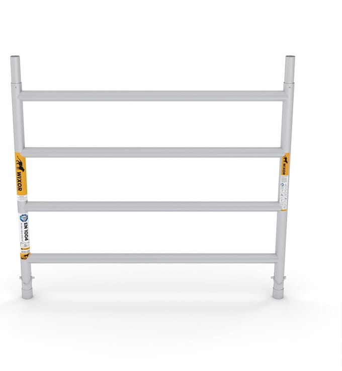 Wixor Opbouwframe 135 | 4 sporten | steigerframe | steigeronderdeel | frame | steiger | aluminium | 2mm | stelling