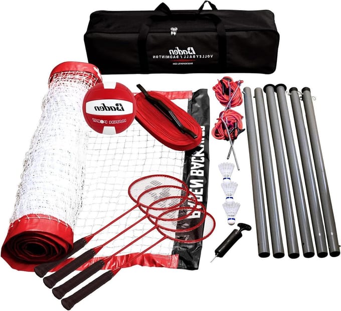 Baden Champions Volleybal Badminton Combo Set