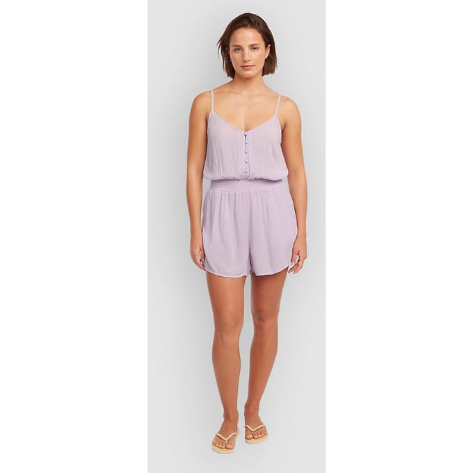 O'Neill Thin Strap Buttoned Romper Overall