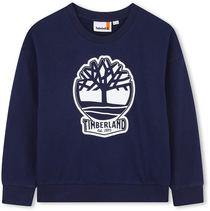Timberland T60444 Sweatshirt Blauw 5 Years Jongen