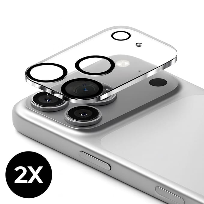Camera Lens Protector geschikt voor Iphone 17 Pro Max - 2 stuks - Tempered Glass Screenprotector - Beschermglas - Camerabeschermer
