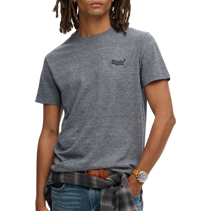 Superdry ESSENTIAL LOGO EMB TEE Heren T-shirt - Maat M