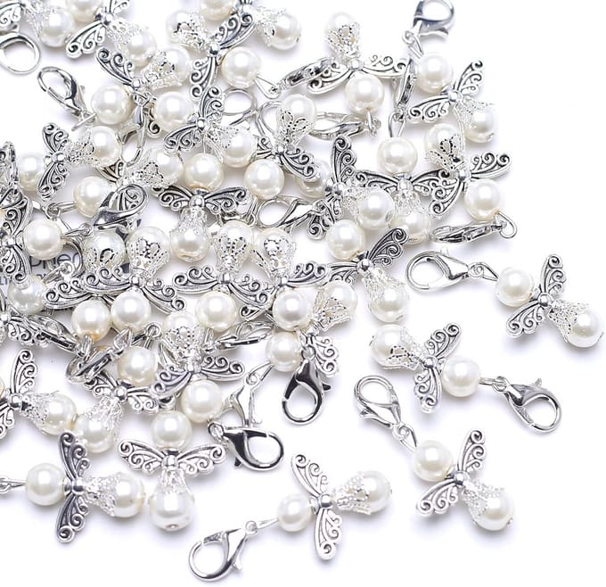 Beschermengel Hanger Metaal - Hart Ontwerp voor Ketting en Armband -