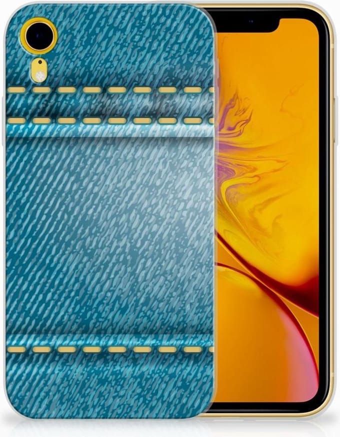 Apple iPhone Xr Silicone Back Cover Jeans