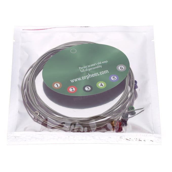 Orphee RX17 snaren voor elektrische gitaar (.010 .046) 8procent Nikkel Legering gray