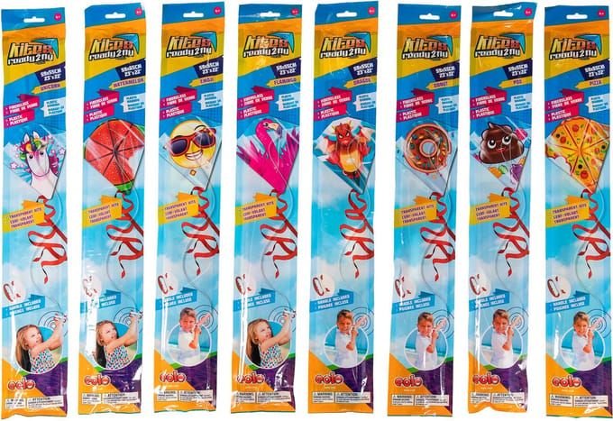 Kites Ready 2 Fly - Theme Kites Diamond Display 24 pcs.