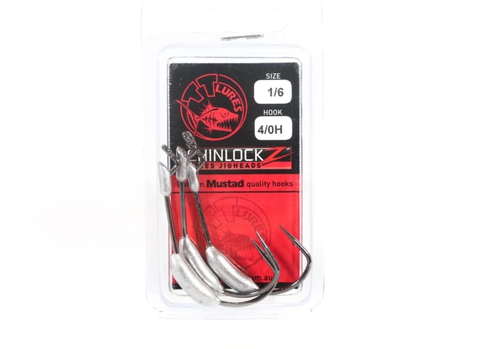 Tackle Tactics TT ChinlockZ verzwaarde wormhaak 1/6 oz 4/0 3/pack (0862)