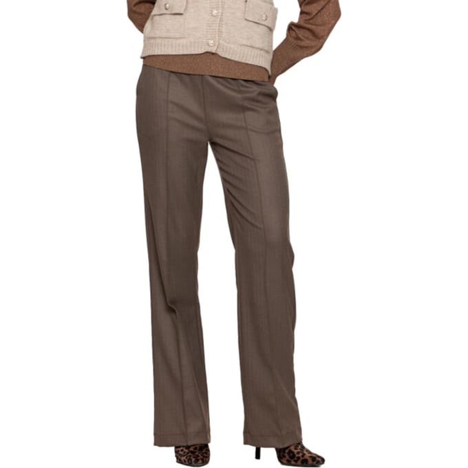 GEISHA - Dames broek - Maat XS - Vrouwen - Bruin - polyester