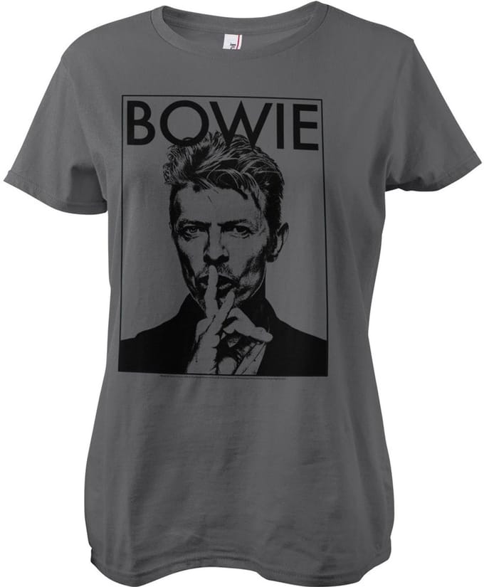 David Bowie Dames Silence Girly T-shirt PS-5-DBO008-H94-11
