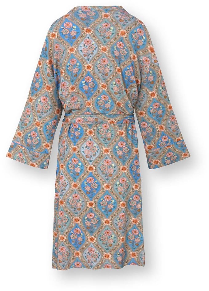Pip Studio - Naomi Kimono Dames - Loungewear - Ornamento - Blauw - M