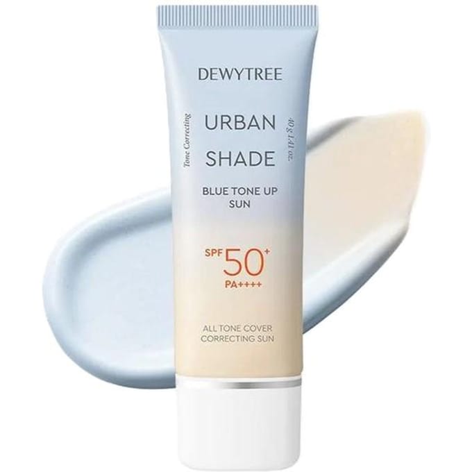 [DEWYTREE] Urban Shade Blue Tone Up Sun SPF 50+ PA++++ 40g white