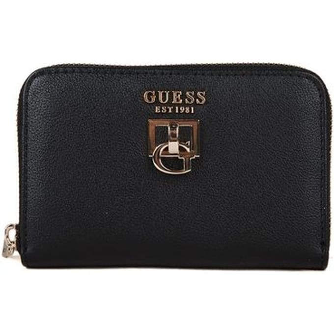 GUESS portemonnee Bianca SLG Zip Around Wallet Black zwart