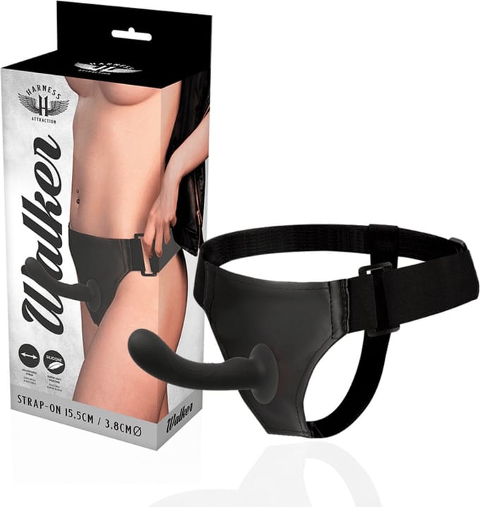 HARNESS ATTRACTION | Harness Attraction Walker G-spot Black 15.5 X 3.8cm