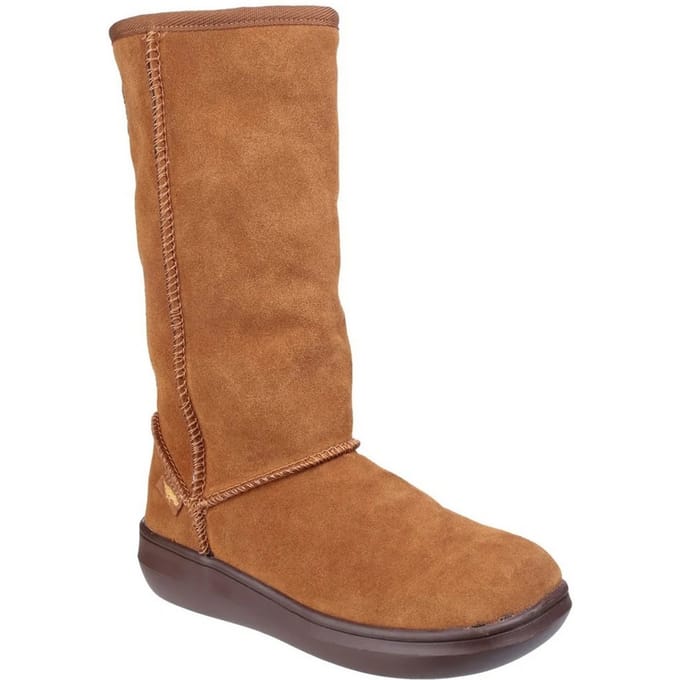 Rocket Dog Dames/Dames Sugardaddy Suede Pull-On Laarzen (Kastanje)