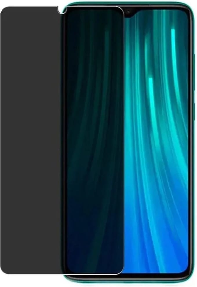 Geschikt voor Xiaomi Redmi A1/ A2 Privacy Screenprotector - Redmi A1+/ A2+/ Poco C50 Privacy Screen protector Tempered Beschermglas