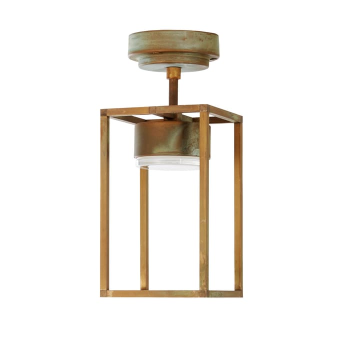 Moretti Luce LED buiten plafondlamp Cubic 3373 antiek