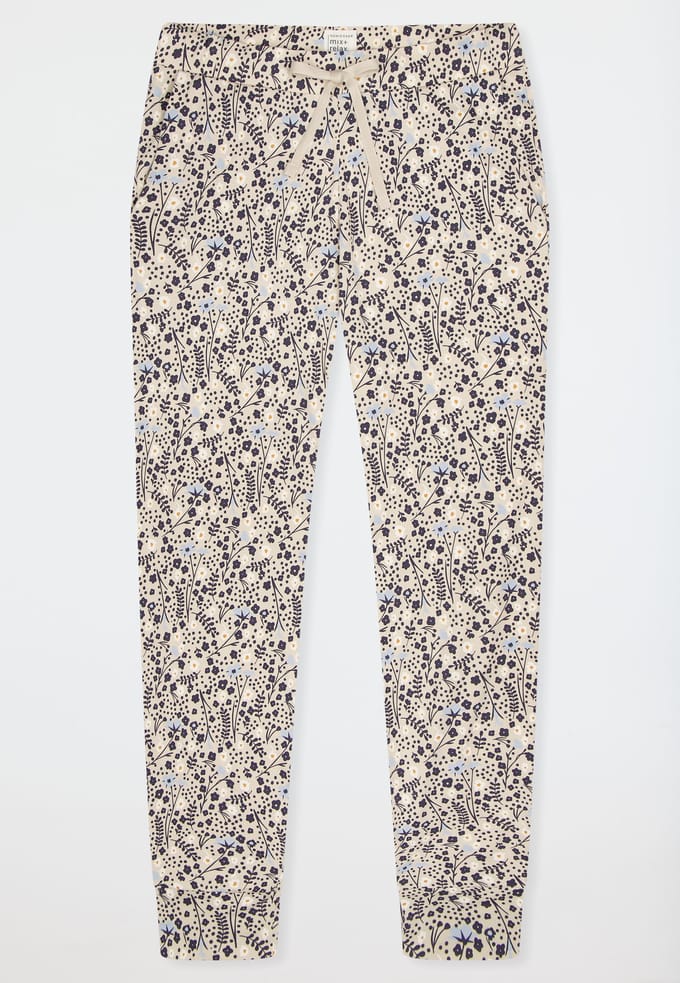 Broek lange manchetten bloemen multicolour - Mix+ Relax 36