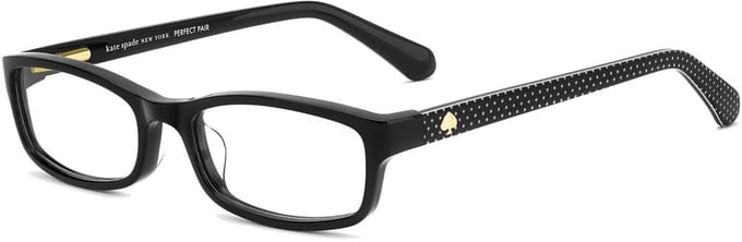 Kate Spade NARCISA/3 Black pattern white 49/16/130 WOMAN Brilmonturen
