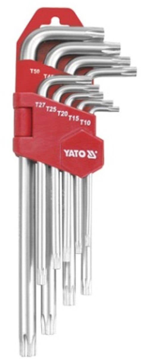 YATO - TORX Sleutelset - 9 Delig - CrV Staal - 52-55 HRC
