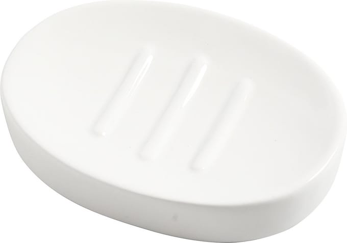 CC Porseleinen Zeepbakje 13,5x10x2,5 cm Wit