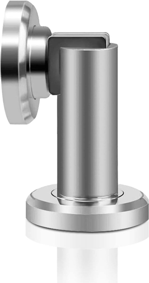 Zware Magnetische Deurstoppers van RVS voor Wand- en Vloermontage, Ideaal voor Skirting en Deurbeveiliging
