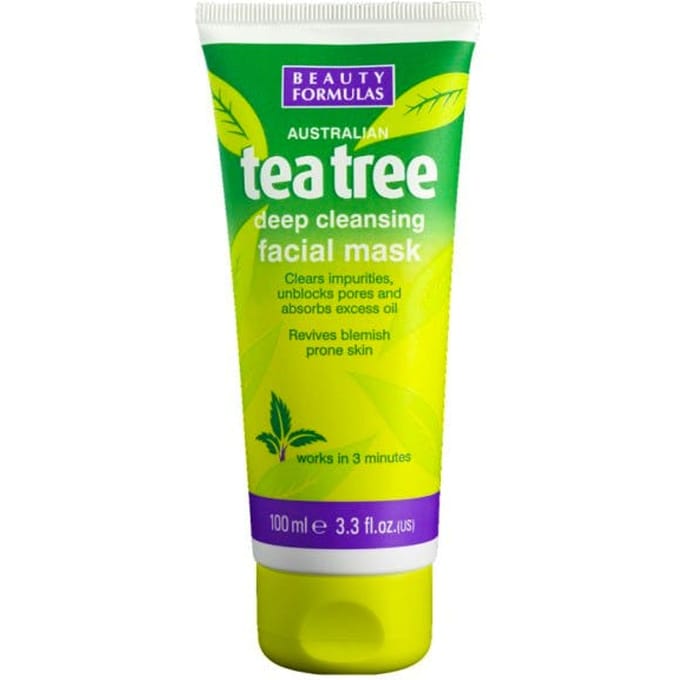 Beauty Formulas Tea Tree Deep Cleansing Facial Mask 100 ml