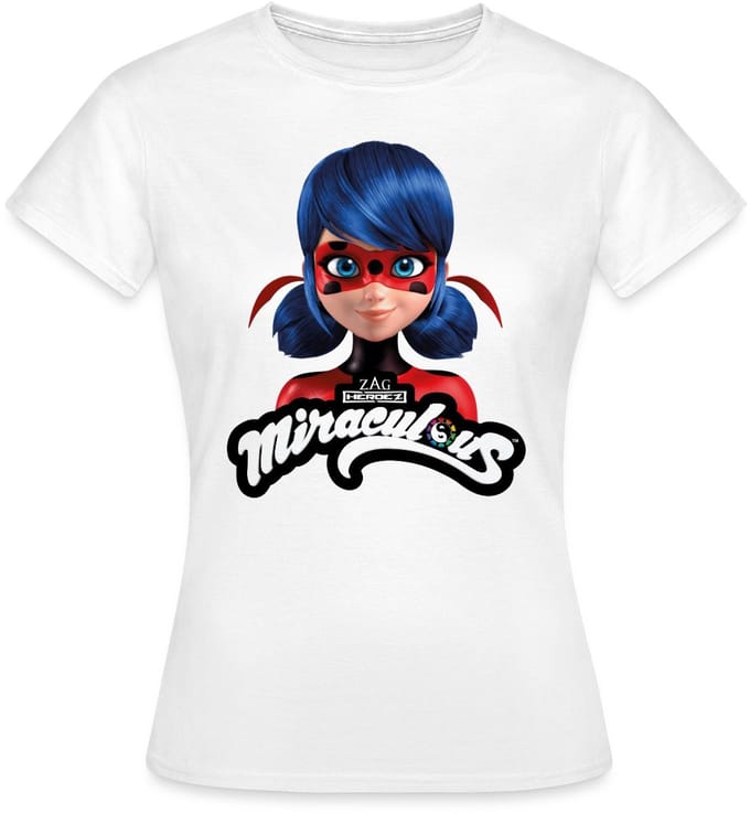 Miraculous Ladybug Met Logo T-Shirt Dames