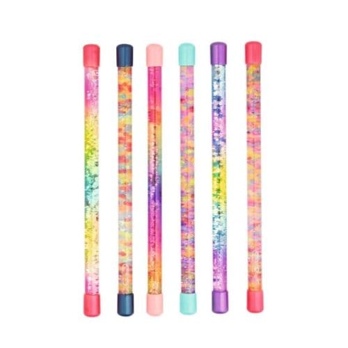 Toverstaf glitterconfetti 30 cm, assorti