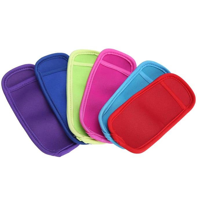 6 stuks Draagbare IJs Lolly Zak IJs Lolly Houder Sleeves Accessoire voor Feest Barbecue blue