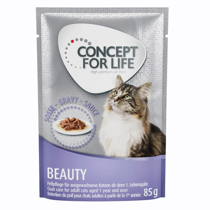 12x85g Beauty in Saus Concept for Life Kattenvoer