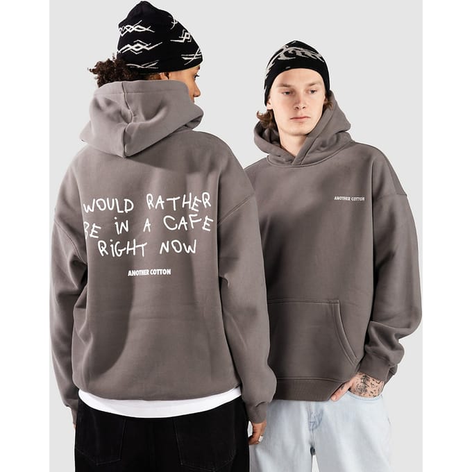 Another Cotton Lab I Would Rather Be Hoodie zwart