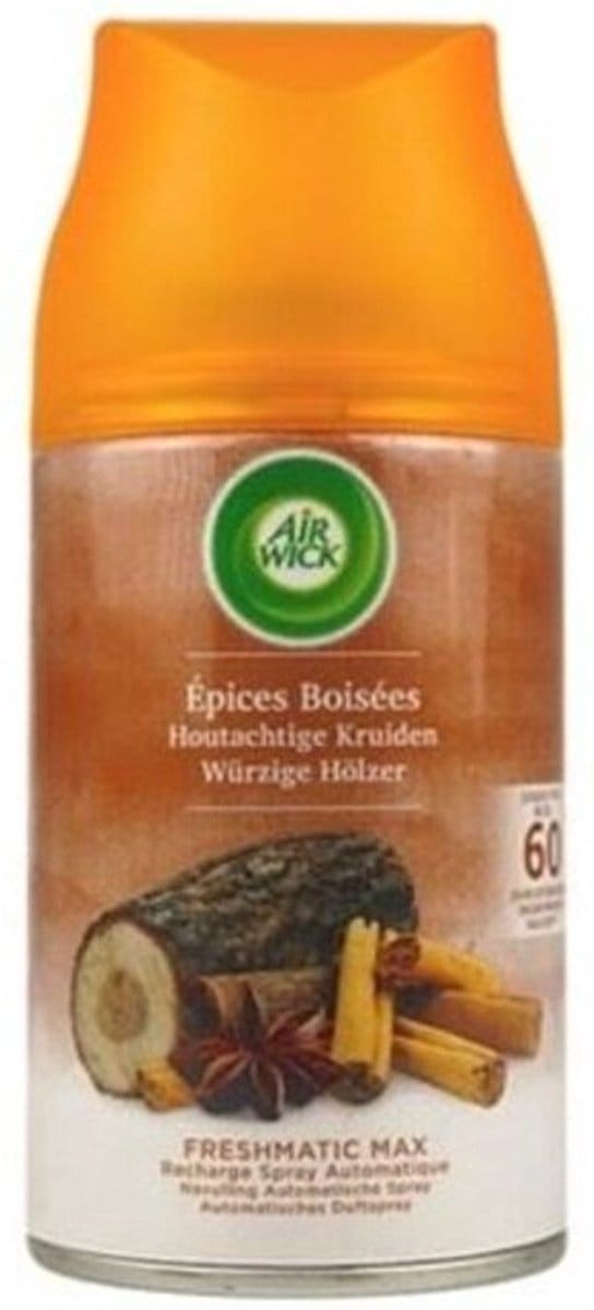 Airwick 250ml freshmatic navulling houtachtige kruiden
