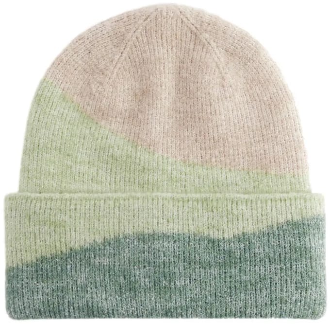 Soft Wave Beanie - Almond/Pistachio/Dusty Green - One Size