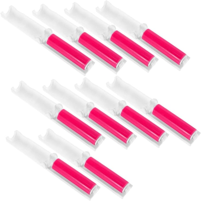 Mini Pluisverwijderaar - Reis Pluisroller - Kleding Reinigen - Wasbare Lijm - 20 Stuks - Meerkleurig