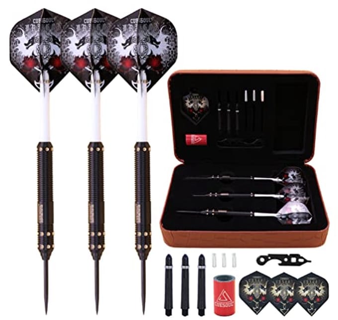 Dragon Series 23g Darts met Luxe Etui - Stalen Darts voor het Perfecte Spel