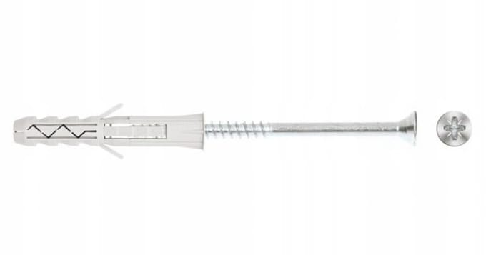 Wkręt-met - Universele Plug - 6x30mm - 25 Stuks - Polipropyleen/Staal