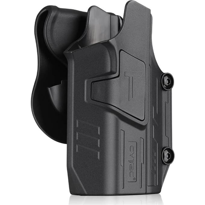 Mega Fit Compact Universeel Rechtshandig Holster Met Paddle Bevestiging