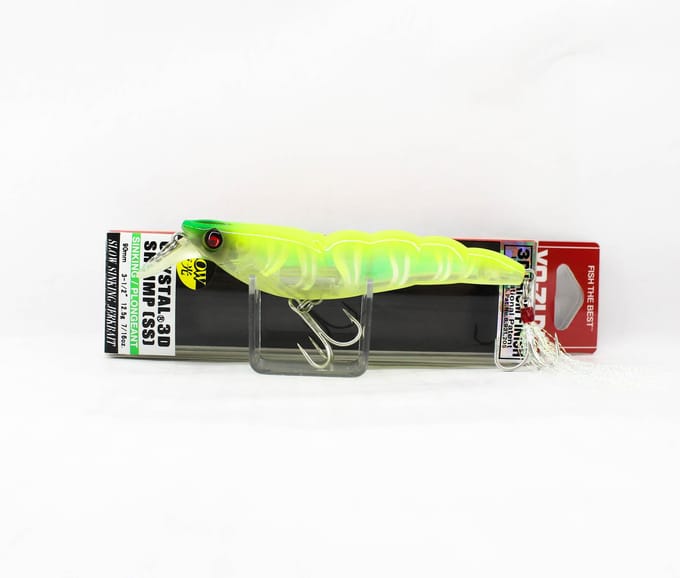 Yo Zuri 3D Crystal Shrimp 90 mm zinkend kunstaas R1162-LSAC (2622)