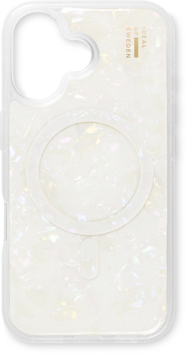 iDeal of Sweden Pearlised Case MagSafe geschikt voor iPhone 17 White