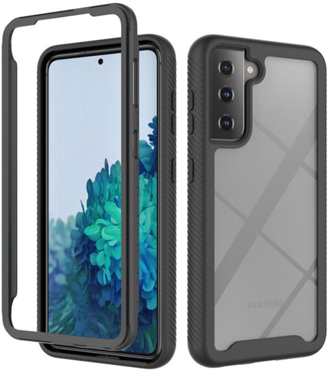 Casecentive Shockproof case Samsung Galaxy S21 black
