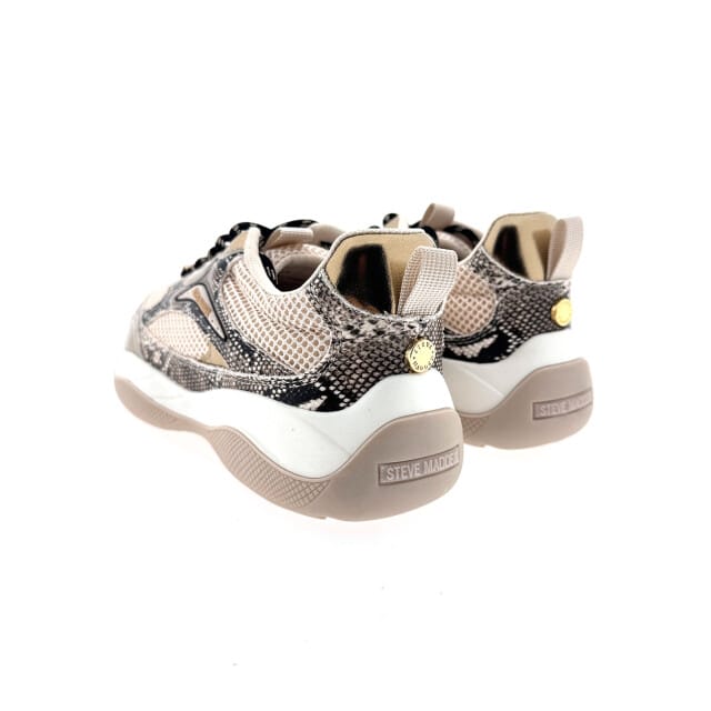 Steve Madden Dames Sneaker Premio-e Light Bronze | Beige | Maat: 41