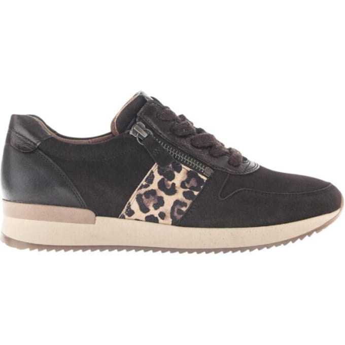 Gabor Bruine Suede Dames Sneakers