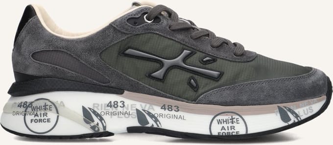 Premiata Moerun Sneakers - Textiel - Heren - Grijs - Maat 45