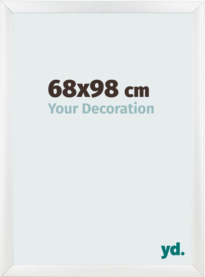 Your Decoration - Fotolijst 68x98 cm - MDF - Wit Hoogglans - Pisa