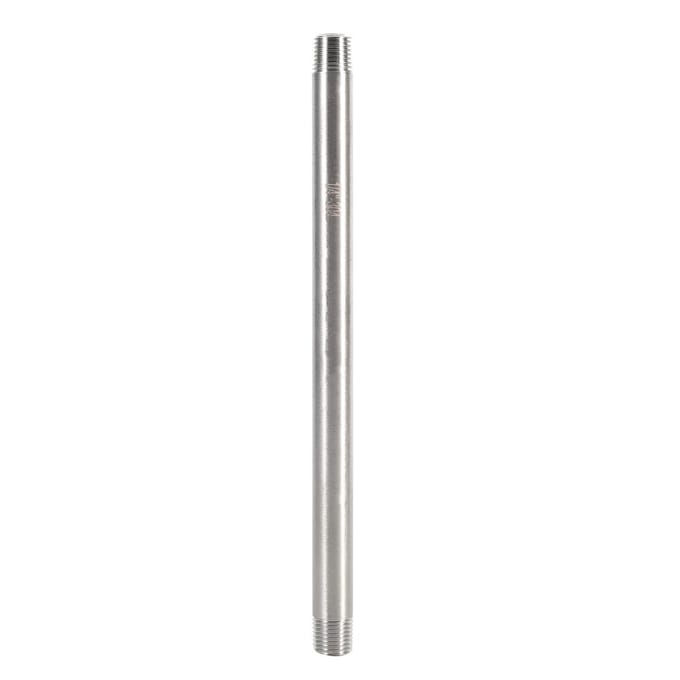 RVS BSP Mannelijk x Mannelijk Schroefdraad Adapter Pijpfitting(12 )
